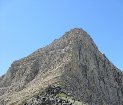 Triple Divide Peak from Triple Divide Pass, Glacier National Park