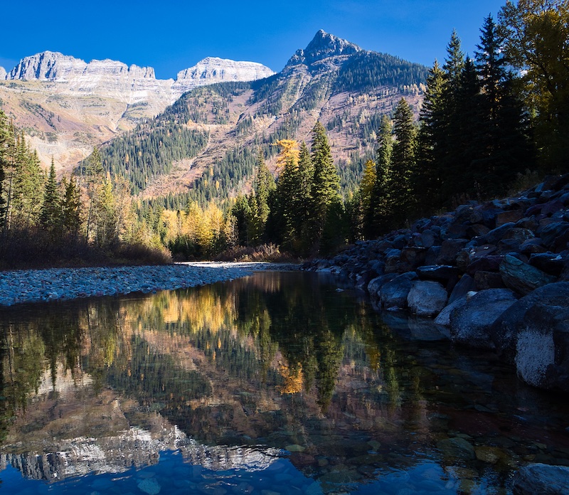 McDonald Creek and Garden Wall, Glacier National Park