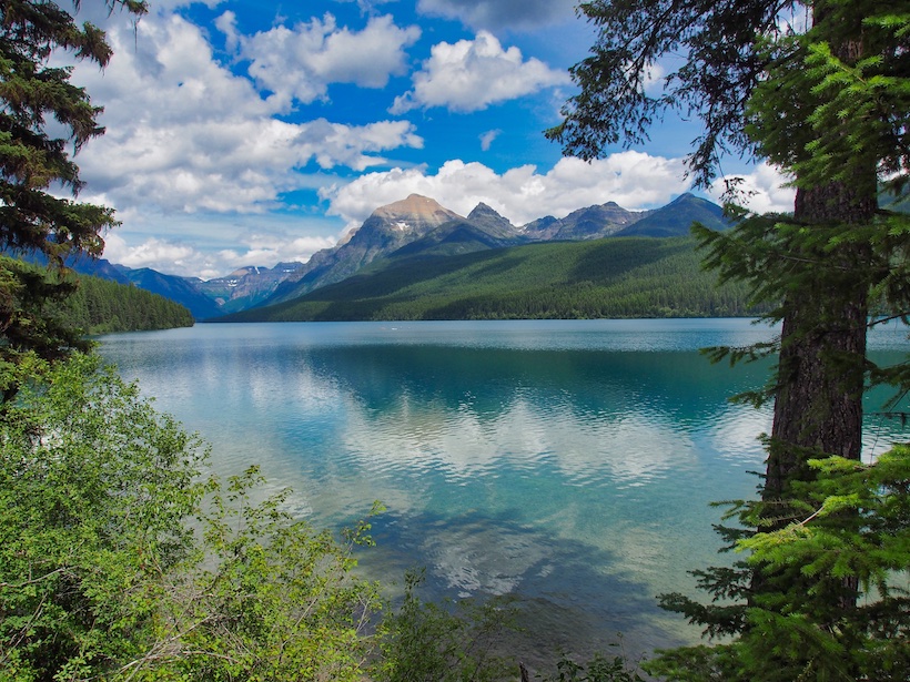 Bowman Lake near Trailhead, Glacier National Park