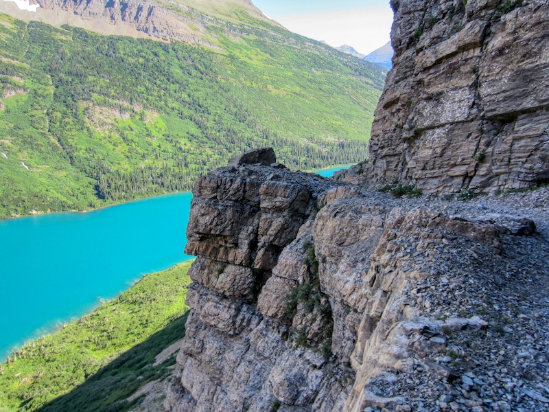 Gunsight Pass Trail Above Gunsight Lake, Glacier National Park