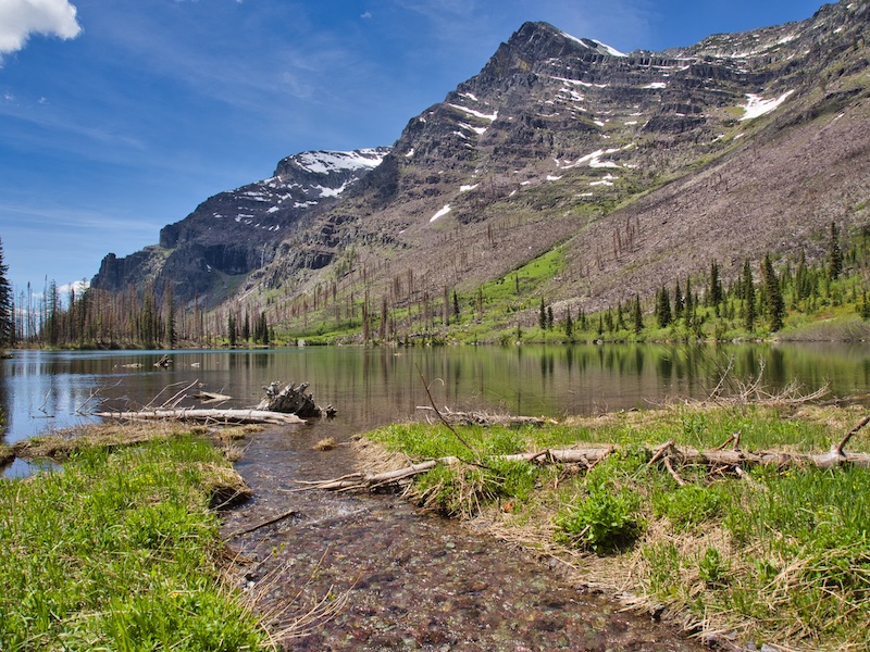 Glacier National Park Upper Snyder Lake