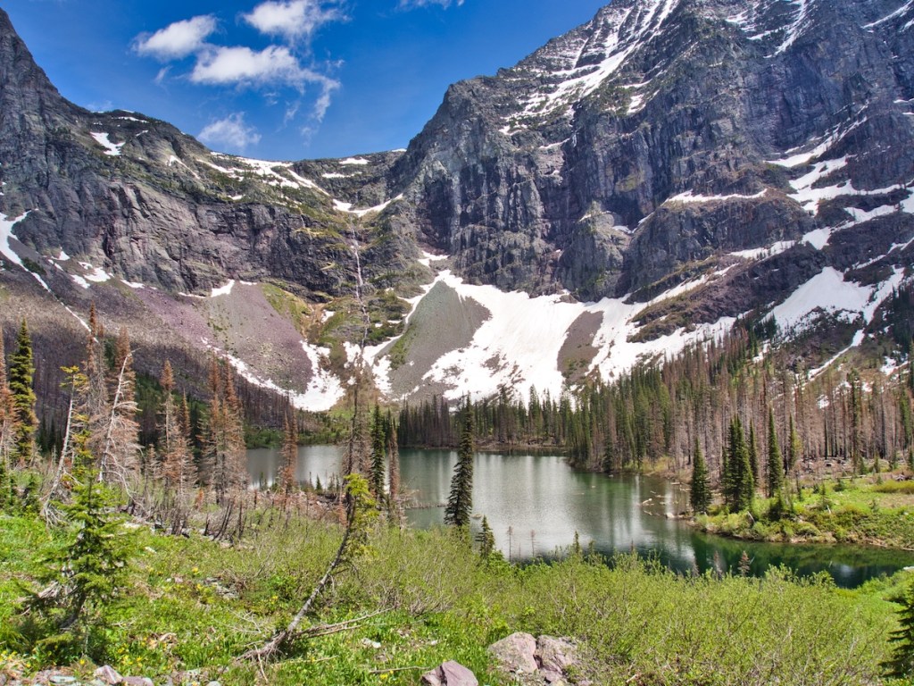 Glacier National Park Upper Snyder Lake
