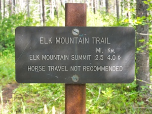 Glacier National Park, Elk Mountain Trailhead