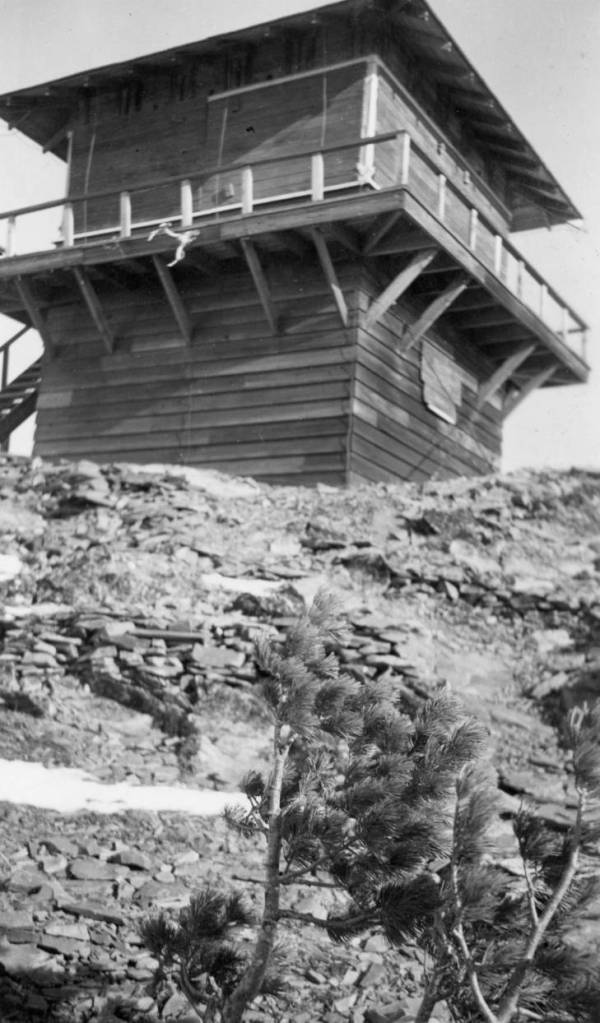 Former Elk Mountain Fire Lookout, Glacier National Park