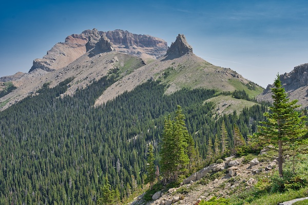 Glacier National Park, Belly River Region, Chief Mountain, Ninaki Peak, and Papoose