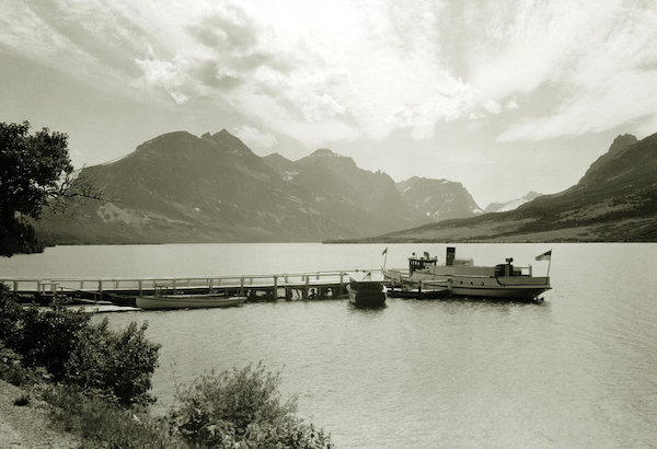 Launch at Saint Mary Chalets (circa 1933, by George Grant)